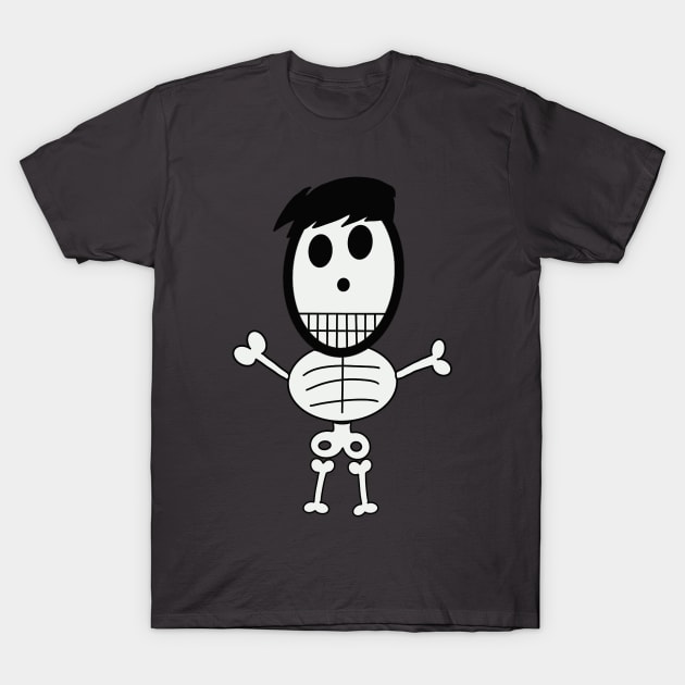 Cute skeletons doodle style T-Shirt by Sumet